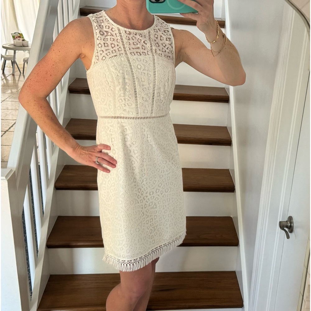 White Lace Lily Pulitzer Dress
